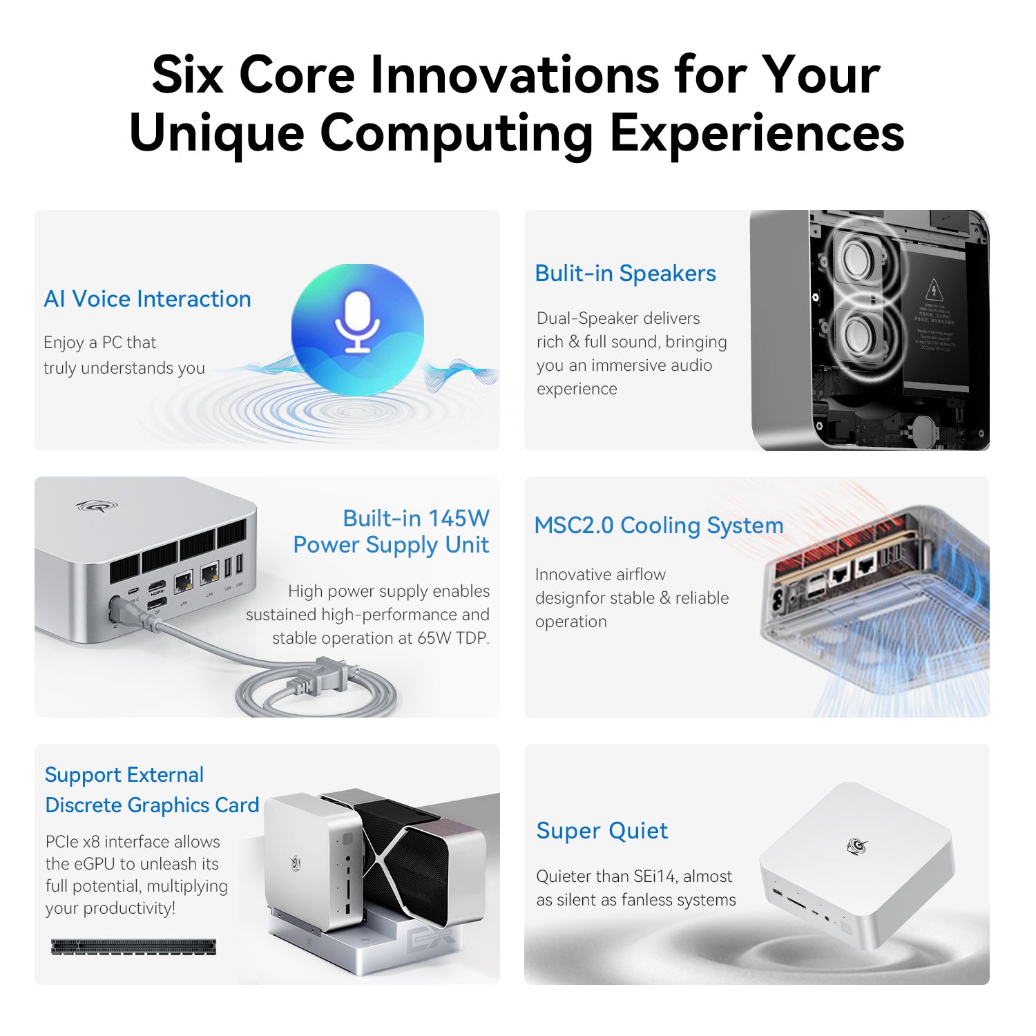 Beelink GTi14 Ultra AI PC Intel® Core™ UItra 9 185H